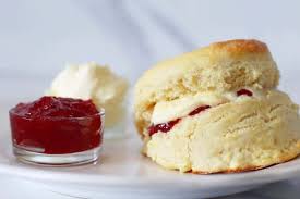 english scones and clotted cream an