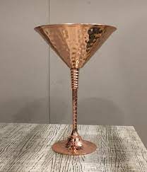 Whether it's a bar, a restaurant or a lounge, you will notice the difference with this unique bartending glassware. Casa N Cocina Copper Martini Glass Rs 400 Piece Shri Krishna International Id 21005419488