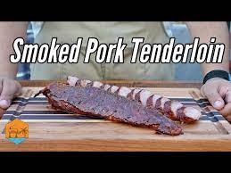 smoked pork tenderloin on my weber