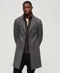 Men S 2 In 1 Wool Overcoat In Grey
