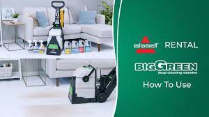 how to use big green bissell big