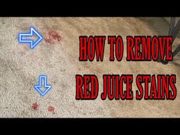 get red kool aid stains out of carpet