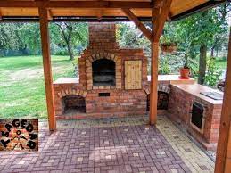 Diy Outdoor Fireplace With Bbq Grill