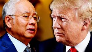 Image result for najib and trump
