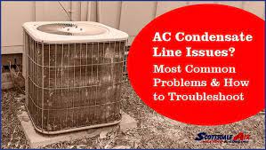ac condensate line issues common