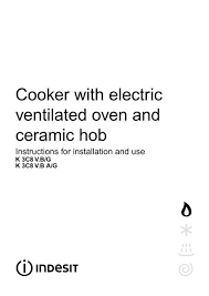 Cooker With Electric Ventilated Oven