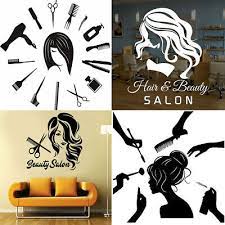 Beauty Hair Salon Wall Decals Vinyl