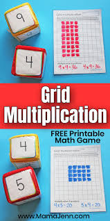 1247196 3d models found related to free printable multiplication games for 3rd grade. Grid Multiplication Math Game Mama Jenn