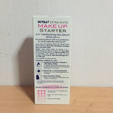 nivea extra white makeup starter serum