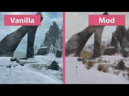 first visual mod overhaul vs vanilla