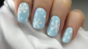 easy snowflake nail art you