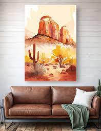 Sedona Arizona Desert Wall Art Print