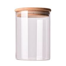 250ml Clear Glass Jar Sealed Canister