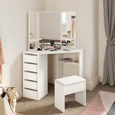 bedroom vanity set dressing table white