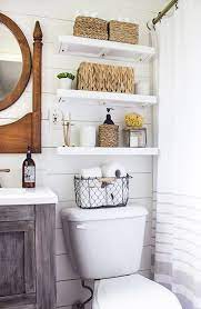 20 Over The Toilet Storage Ideas For