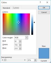 Rgb Values For Automatic Colors