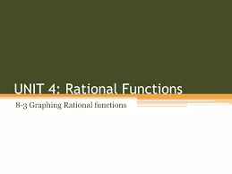 Rational Functions Powerpoint