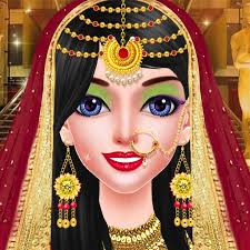 indian bridal makeup dress up