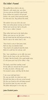 funeral poem by leia elizabeth landon