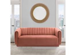 Armen Living Kinsley Modern Velvet Sofa