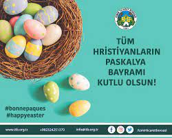 İzmirTicaretBorsası on Twitter: "Tüm Hristiyanların Paskalya Bayramı kutlu  olsun. #bonnepaques #happyeaster #paskalyabayramı https://t.co/gAmVZtgDAP"  / Twitter