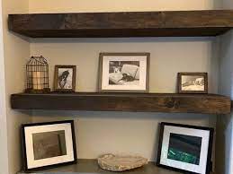 Wood Floating Shelves 14 Inches Deep