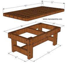 Wood Furniture Plans Wood Table Diy