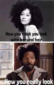 Afro hair jokes
