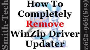 Remove driver updater from windows 10, 8, 7, xp (uninstall guide) How To Remove The Winzip Driver Updater From Windows 7 8 And 10 Youtube