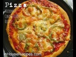 make veg pizza in microwave convection