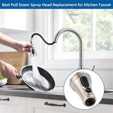 kitchen faucet pull down spray head
