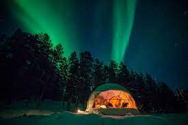 Stay In A Glass Igloo Or Aurora Bubble