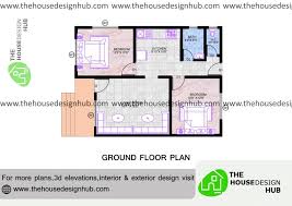32 x 24 ft 2bhk home plan in 800 sq ft
