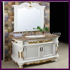 Here is a selection of our finest collection of luxury bathroom vanities. European Style Classic White Antique Bathroom Vanity Plated Gold Foil Global Sources