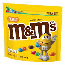 m m s chocolate cans peanut family