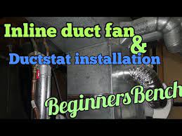 diy inline duct fan install you