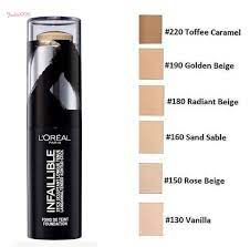 3 x loreal infaillible foundation