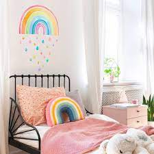 Fabric Wall Decal Large Rainbow