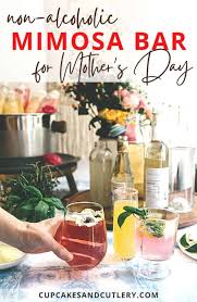 non alcoholic mimosa bar for mother s
