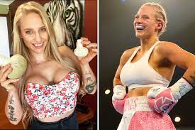Ebanie blonde bomber bridges video credit mesina.media. Glamourous Boxer Ebanie Bridges Reveals Creepy Messages From Fans Who Want Her To Judge Their Penis Size