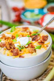 crock pot loaded baked potato soup