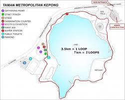 Streets, roads and buildings photos from satellite. Taman Metropolitan Kepong Map