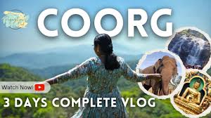 coorg 3 days complete vlog chennai to