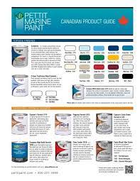 Canadian Color Card Pettit Marine Paint