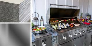 stainless steel grill in depth per