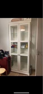Ikea Shelves Cabinet With Glass Door
