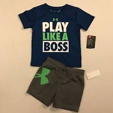 Under Armour Nwt Baby Boys Size 18 Months 2 Piece Shorts