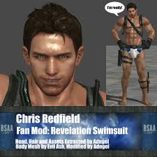 Chris Redfield Fan Mod: Revelation Swimsuit by Adngel - chris_redfield_fan_mod__revelation_swimsuit_by_adngel-d69ehpe