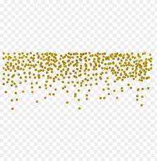 gold glitter particles isolate png