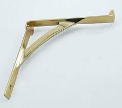 Solid Brass Shelf Brackets For Glass